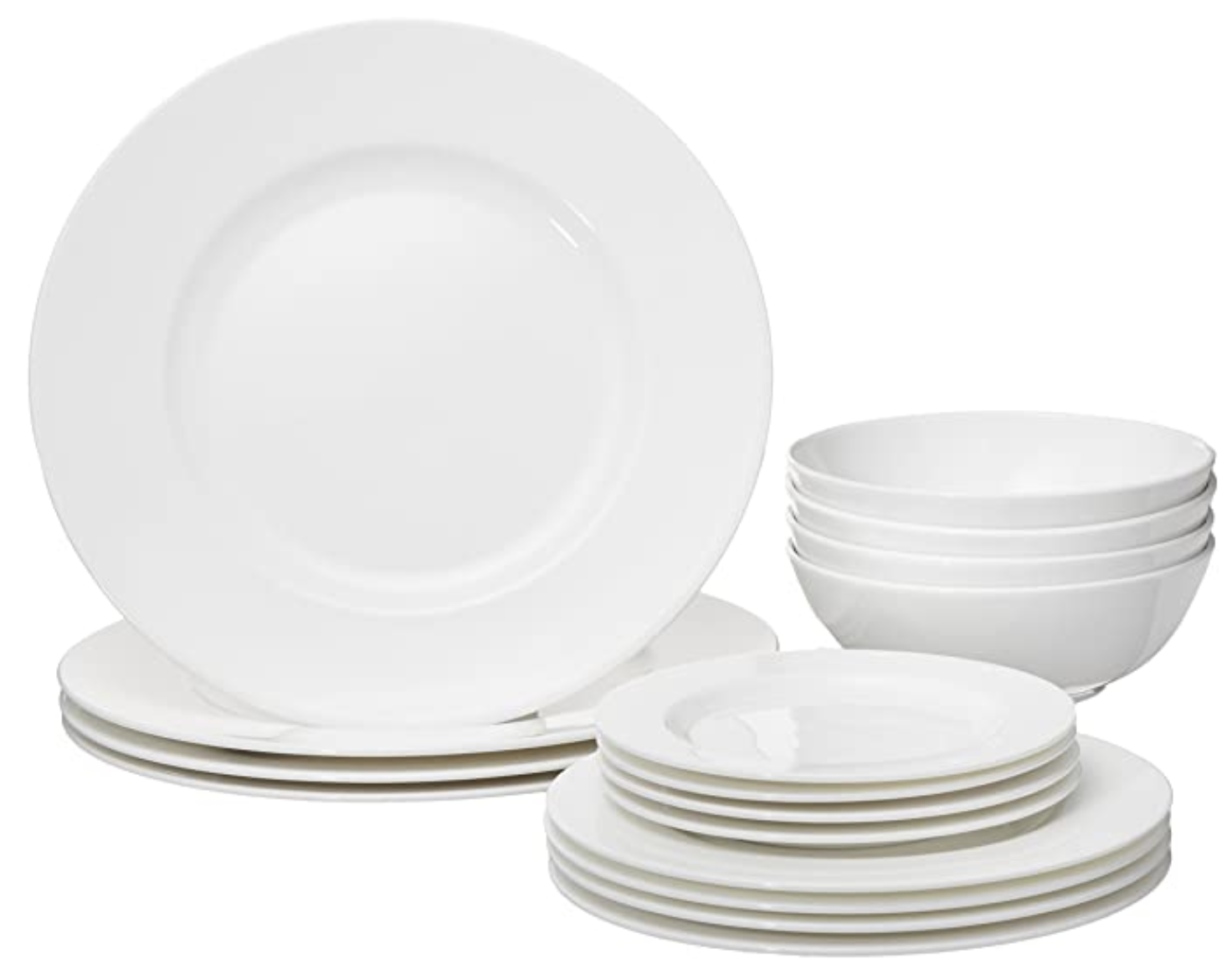 2). Lenox Classic White 16-Piece Dinnerware Set. 
