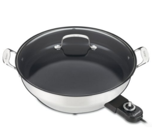 Circular Cuisnart Electric Frying Pan