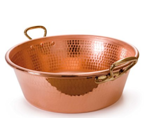 Hammered Copper Jam Pan
