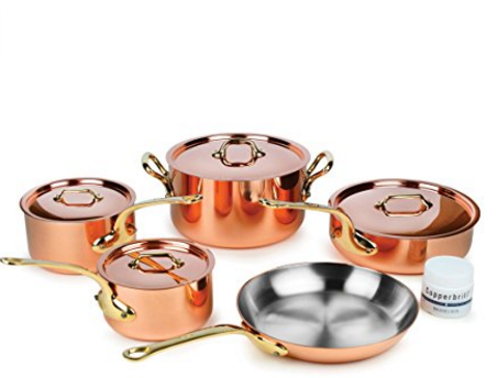Mauviel M Heritage 1830 Copper Cookware Set
