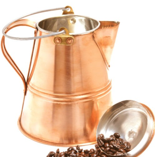 Copper Hand Made Coffee Pot
