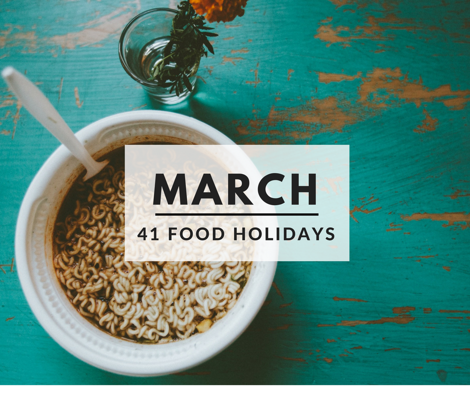 March Food Holidays