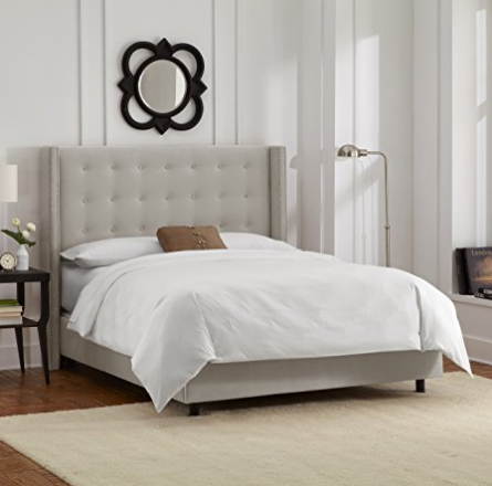 velvet-gray-headboard