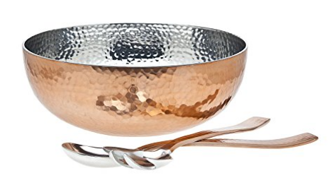 hammered-copper-serving-bowl