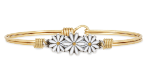 delicate gold flowers bracelet